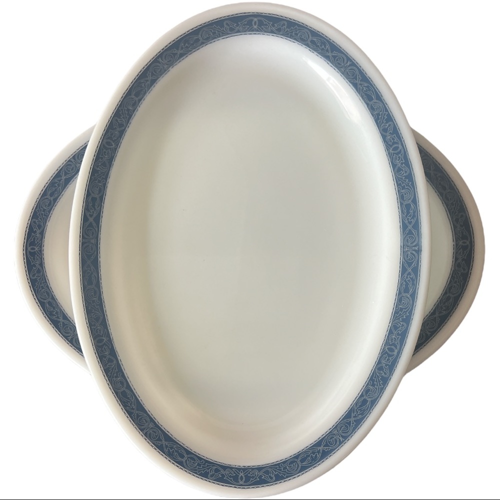 TWO Sapphire Aegean Platters